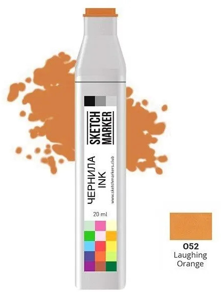 Заправка для маркеров, O52 Веселый оранжевый | Sketchmarker