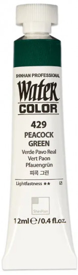 Краска акварельная «Watercolour», 429 зелёный переливчатый