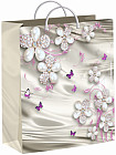 Пакет подарочный «Жемчужные цветочки»