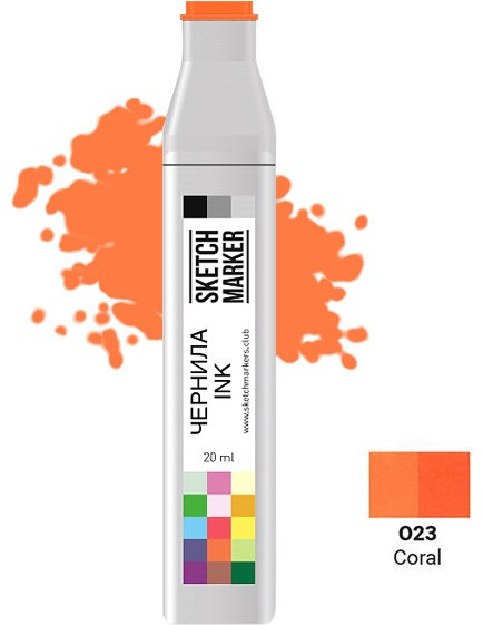 Заправка для маркеров, O23 Коралловый | Sketchmarker