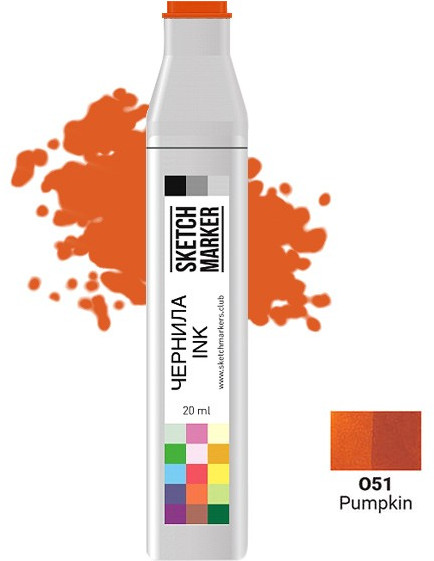 Заправка для маркеров, O51 Тыква | Sketchmarker