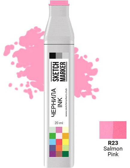 Заправка для маркеров, R23 Розовый лососевый | Sketchmarker