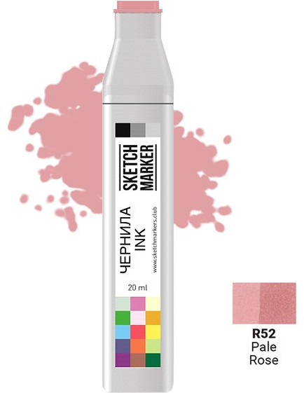Заправка для маркеров, R52 Бледно-розовый | Sketchmarker