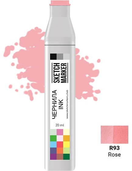 Заправка для маркеров, R93 Роза | Sketchmarker