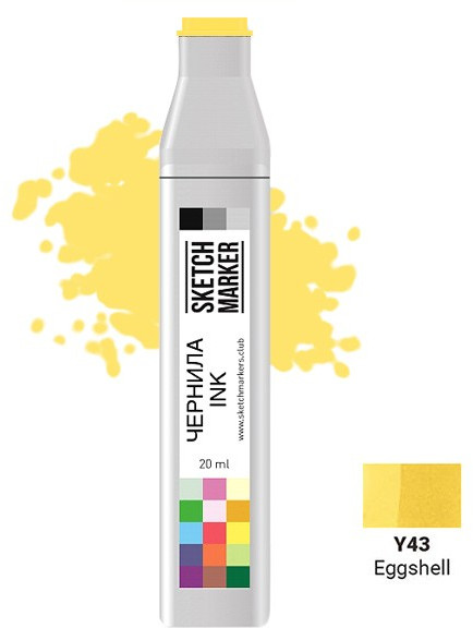 Заправка для маркеров, Y43 Яичная скорлупа | Sketchmarker