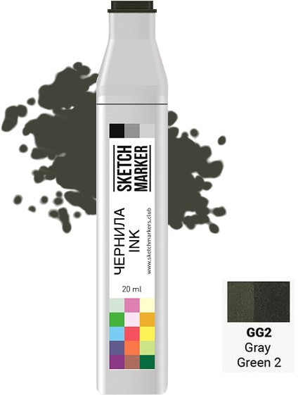 Заправка для маркеров, GG2 Серо-зеленый 2 | Sketchmarker