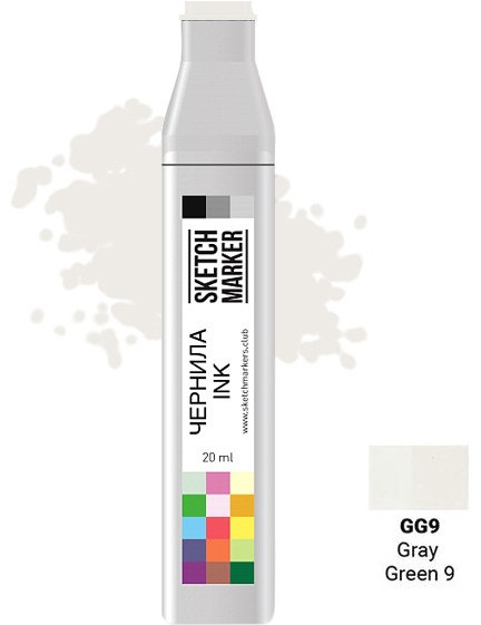 Заправка для маркеров, GG9 Серо-зеленый 9 | Sketchmarker