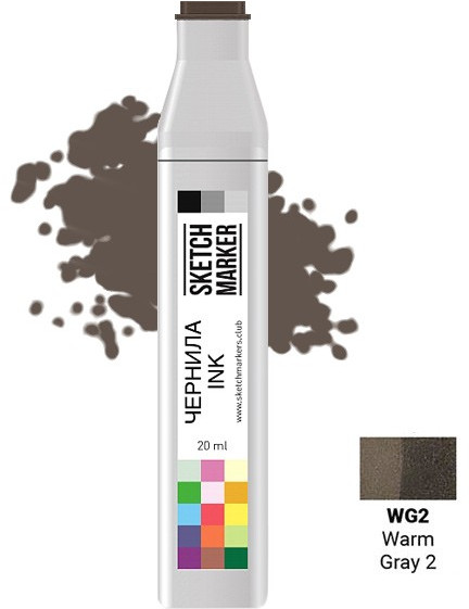 Заправка для маркеров, WG2 Теплый серый 2 | Sketchmarker
