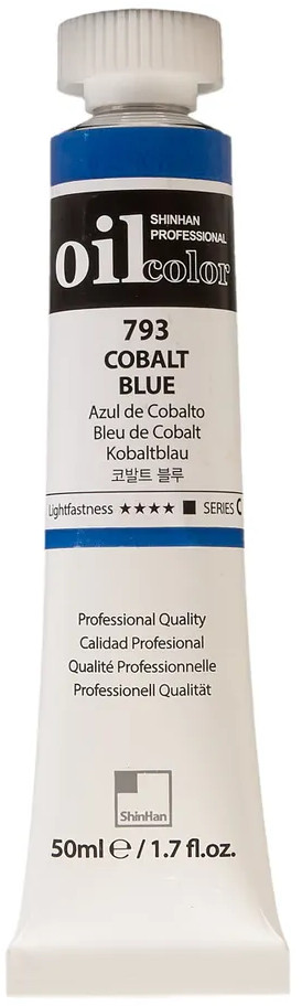 Краска масляная «Oil colour», 793 кобальт синий | Professional | ShinHan Art
