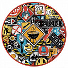 Набор тарелок бумажных «Знаки яркие»