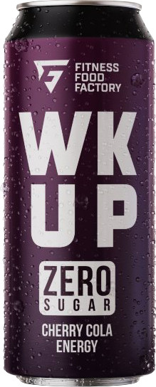 Напиток тонизирующий безалкогольный со вкусом вишни и колы «WK UP» | Fitness Food Factory