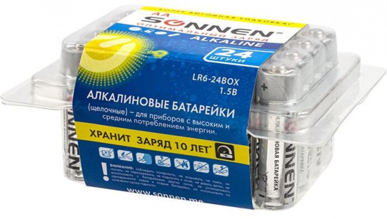 Набор батареек алкалиновых АA