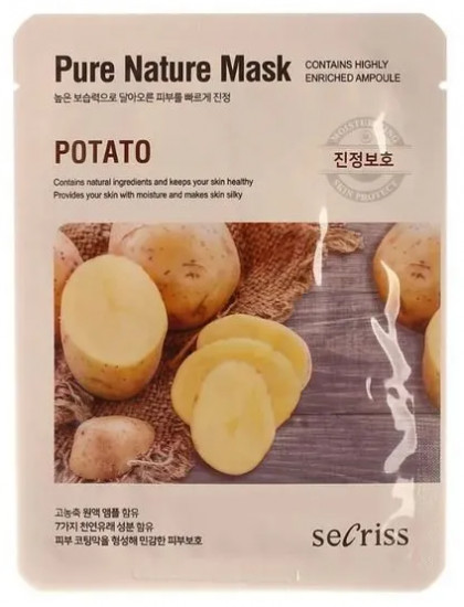 Маска для лица тканевая «Pure Nature Mask Potato»