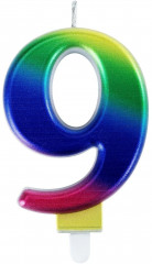 Свеча-цифра №9