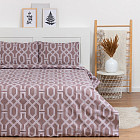 Комплект из наволочек и пододеяльника «Римский орнамент»