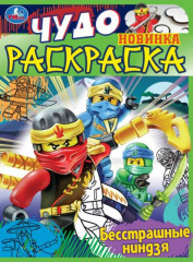 Бесстрашные ниндзя. Чудо раскраска
