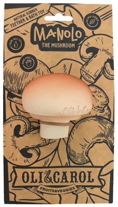 Прорезыватель «Manolo the mushroom» | Oli&Carol