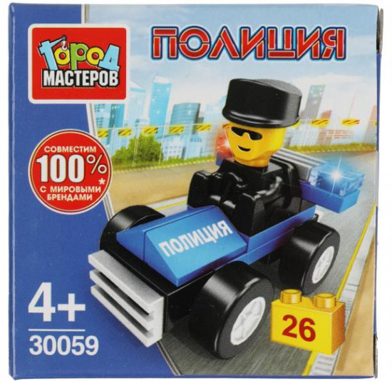 Конструктор «Полицейский на машине»