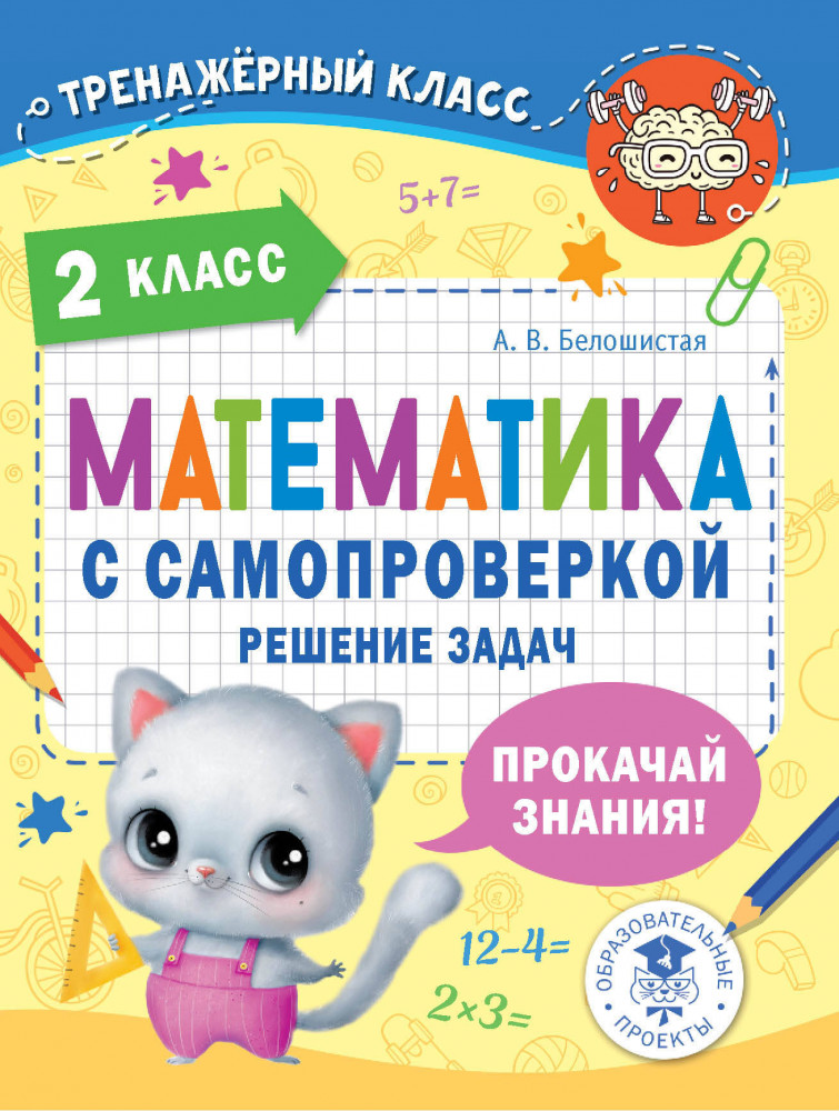 Математика с самопроверкой. Решение задач. 2 класс | Тренажерный класс