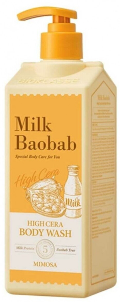 Гель для душа с ароматом мимозы | High Cera | Milk Baobab