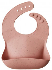 Нагрудник с кармашком «Peach Terrazzo»