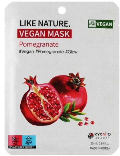 Маска для лица с экстрактом граната | Vegan | Eyenlip beauty