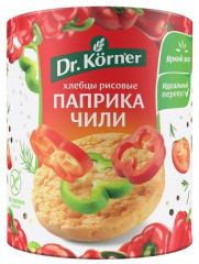 Хлебцы хрустящие «Рисовые с паприкой чили»