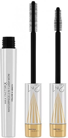 Тушь для ресниц «Masterpiece 2 In 1 Lash Wow», оттенок 001 Black