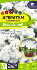 Агератум «Белый шар»