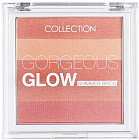 Румяна компактные с эффектом мерцания «Gorgeous Glow», оттенок Blush Block
