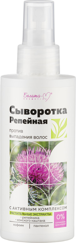 Сыворотка против выпадения волос | Репейная линия | Белита-М