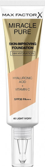Тональная основа «Miracle» SPF 30, оттенок 40 Light ivory