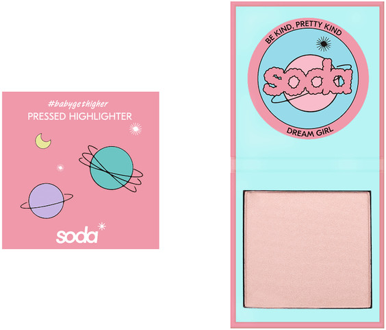 Хайлайтер для лица прессованный, оттенок 101 | Soda