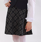 синий в серую клетку