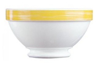 Салатник Brush Yellow