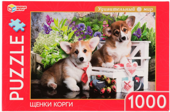 Пазл «Щенки корги»