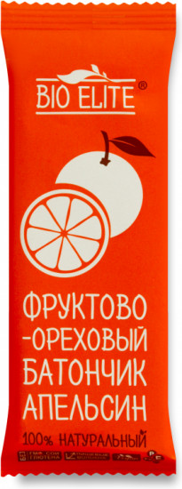 Батончик фруктово-ореховый «Апельсин»