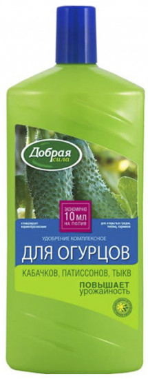 Удобрение для огурцов