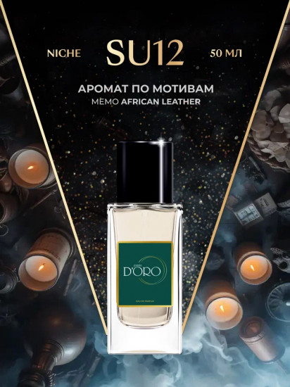 Парфюмированная вода по мотивам «Memo African Leather»