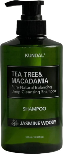 Шампунь для волос «Tea Tree & Macadamia Deep Cleansing Shampoo» | Kundal