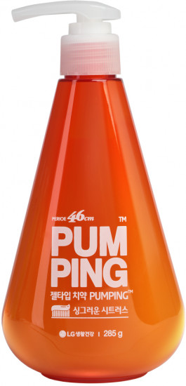 Зубная паста с дозатором отбеливающая «Pumping»