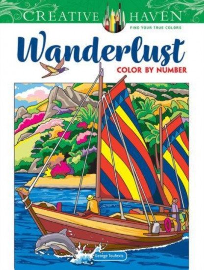 Wanderlust color by number