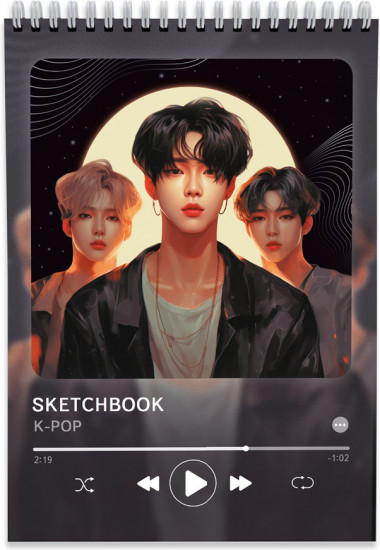 Скетчбук «K-pop Style»
