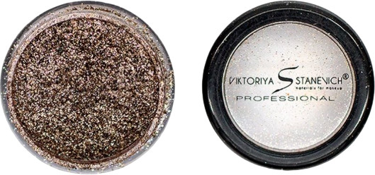 Тени для век рассыпчатые «Star Powder», оттенок 55 Холодный дымчато-коричневый