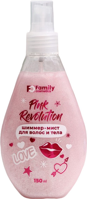 Мист для волос и тела «Pink revolution» | Family cosmetics
