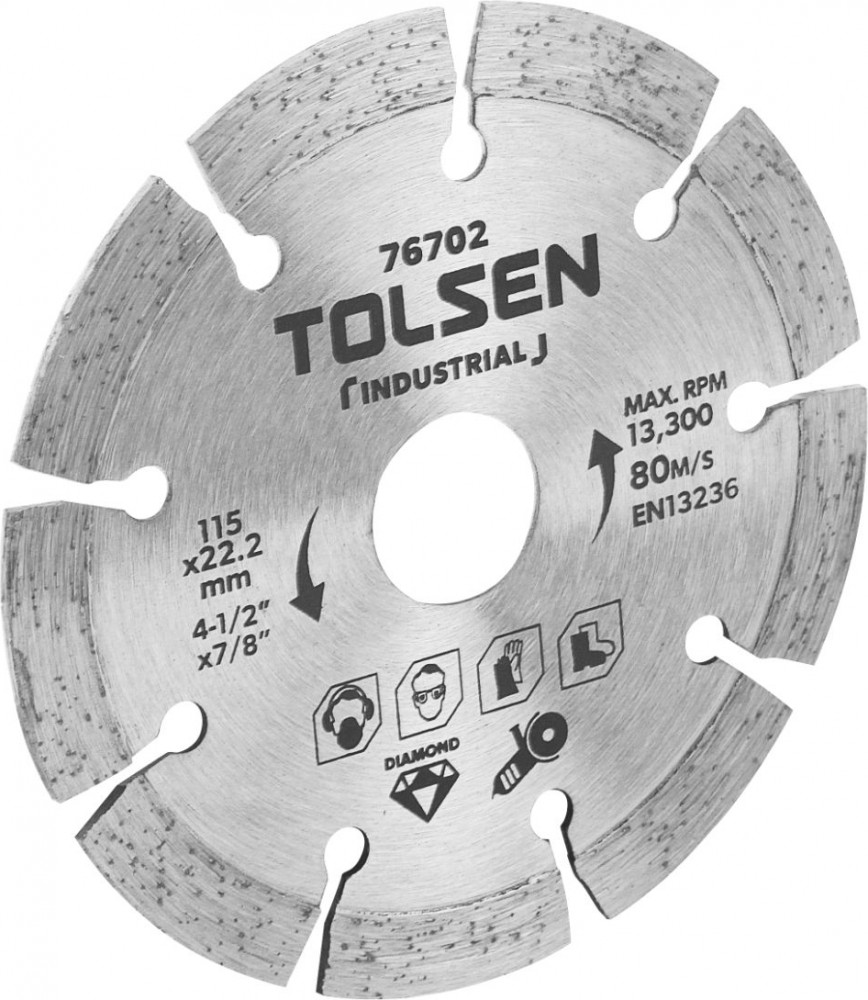 Диск алмазный сегментный | TOLSEN tools