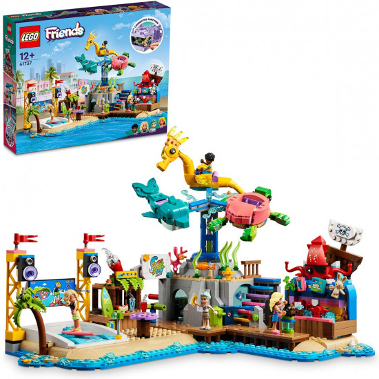 Конструктор LEGO® Friends 41737 Парк развлечений на пляже. Beach Amusement Park