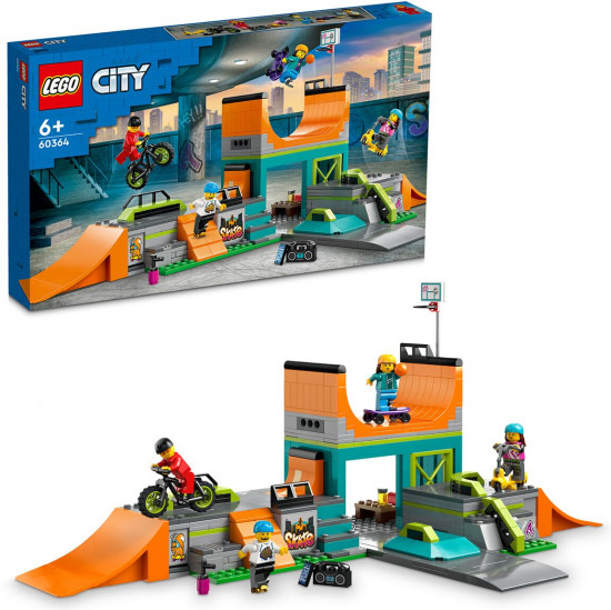 Конструктор LEGO® City 60364 Уличный скейт-парк. Street Skate Park