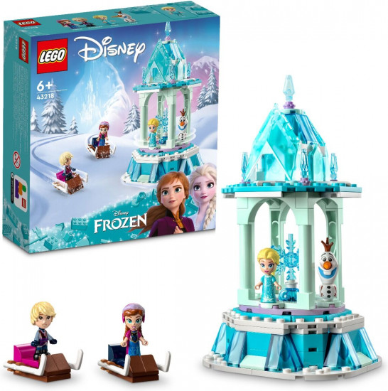 Конструктор LEGO® Disney Princesses 43218 Волшебная карусель Анны и Эльзы. Anna and Elsa's Magical Carousel