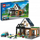 Конструктор City 60398 Семейный дом и электромобиль. Family House and Electric Car
